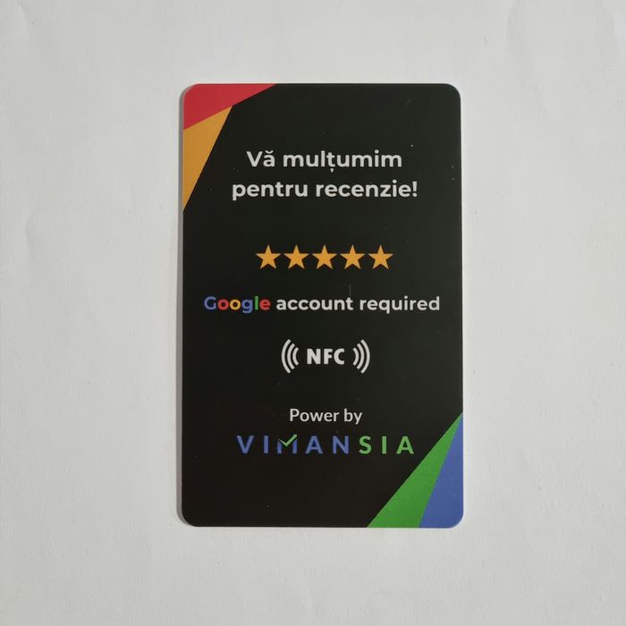 Tag NFC recenzii Google, Tripadvisor , Fallow on Instagram,