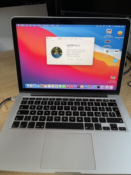 Vand MacBook Pro 13” Retina display late 2013