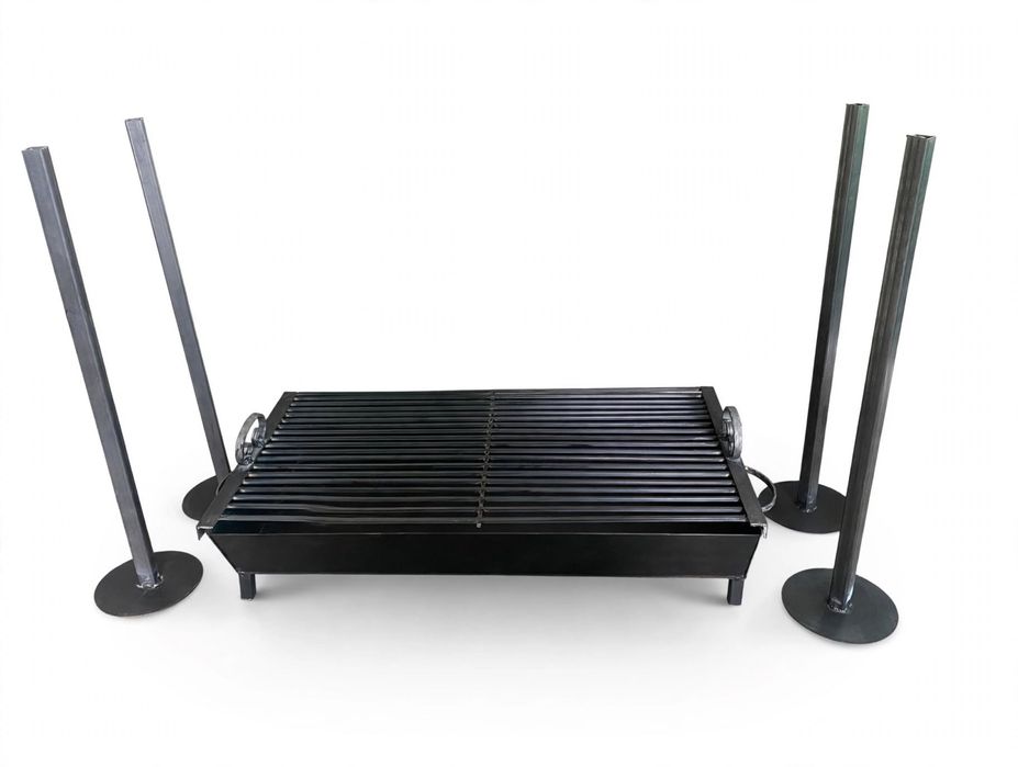 BBQ барбекю на дървени въглища. 80х40х70