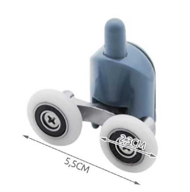 Set 8 role universale duble superioare si inferioare cabina de dus