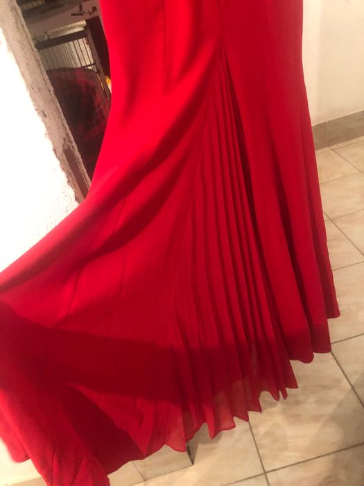 Официална дълга рокля с опашка