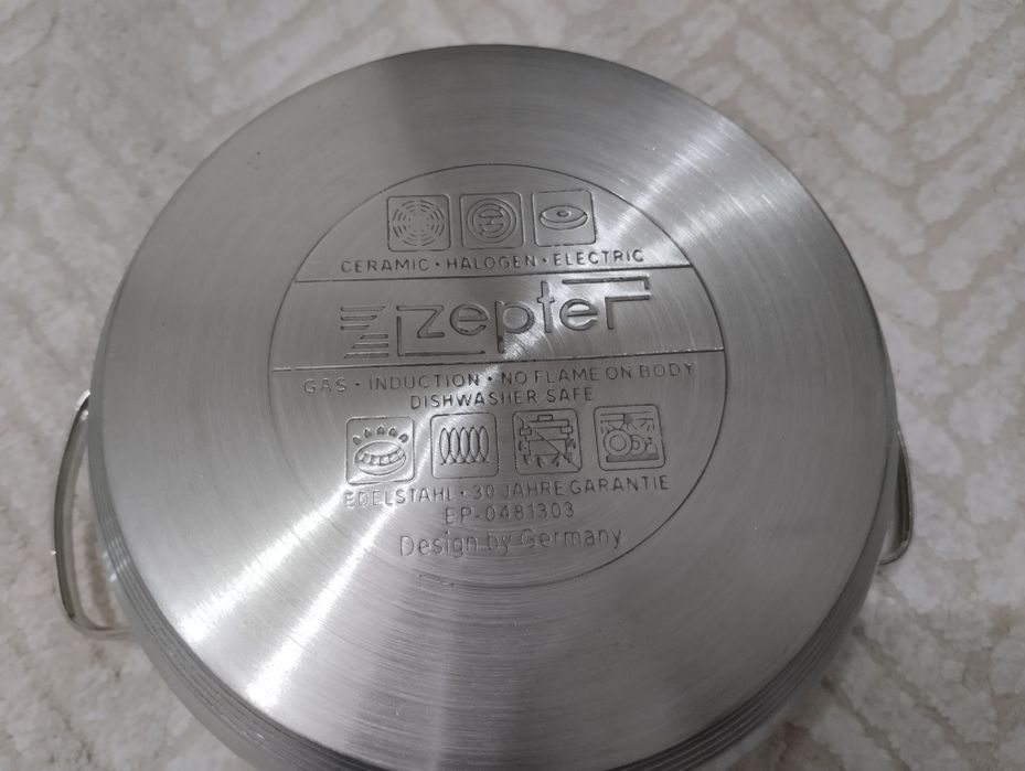 Кастрюля 7л нержавейка Zepter