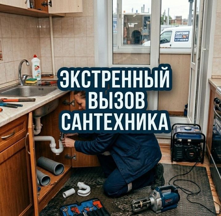 Прочистка канализации. Использование аппарата для засоров. Сантехник