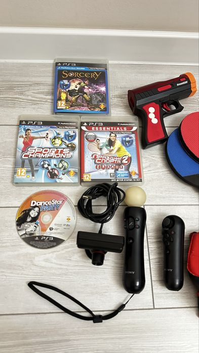 Продам комплект move ps3