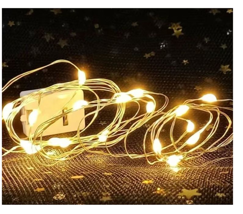 Гирлянда , теплый свет. 1 м