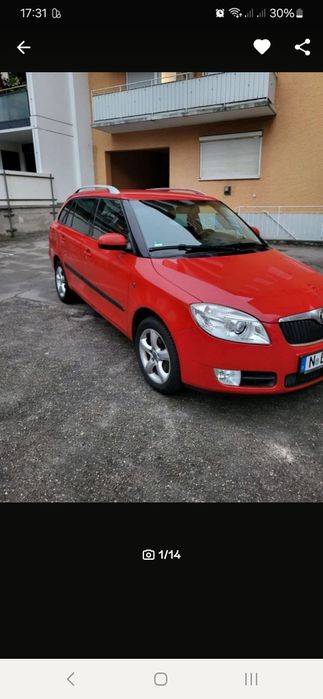 Schimb cu auto diesel  Skoda fabia 2 benzina 1,6 și gpl nou omologat p