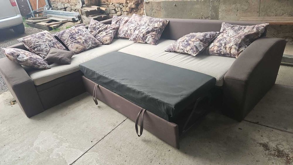 Диван ъглов разтегателен