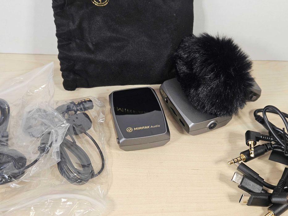 MIRFAK Audio WE10 Pro – безжична микрофонна система (Dual Transmitter)
