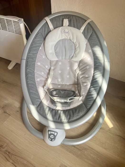 Бебешка люлка Cangaroo - Cloud, сива