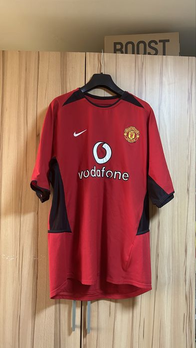 Tricou Retro Nike Fotbal Manchester United Home Jersey 2002/2004 Vodafone