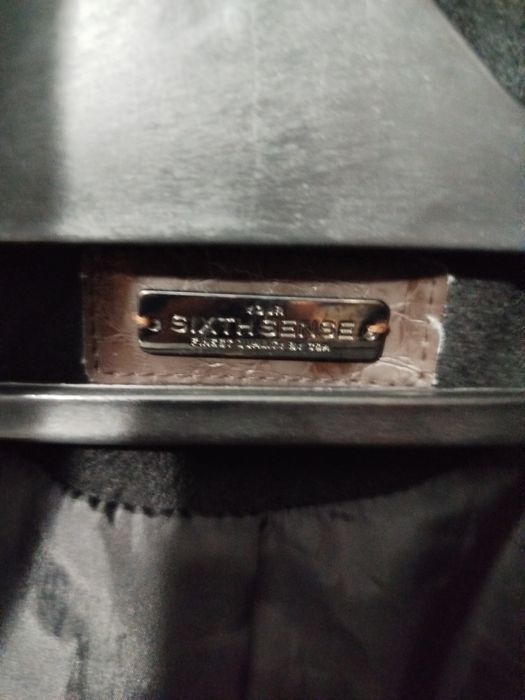 Дамско черно палто