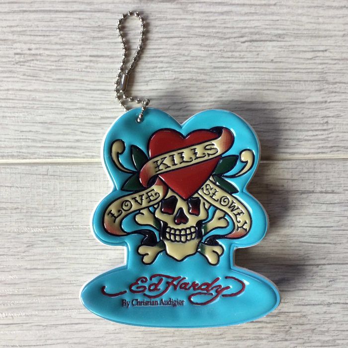 НОВ оригинален ключодържател / накит / висулка на ED HARDY от САЩ