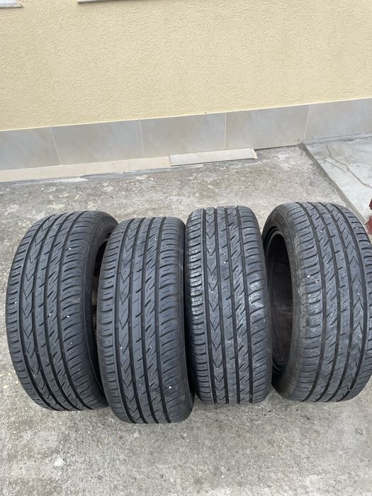 Schimb jante Renault aliaj, cu anvelope vara Viking 215/50/17.