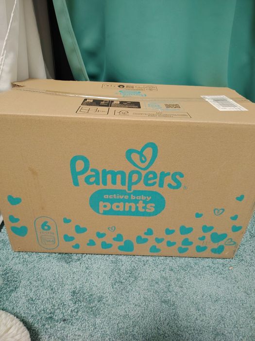 Pampers pants  active baby 144 buc