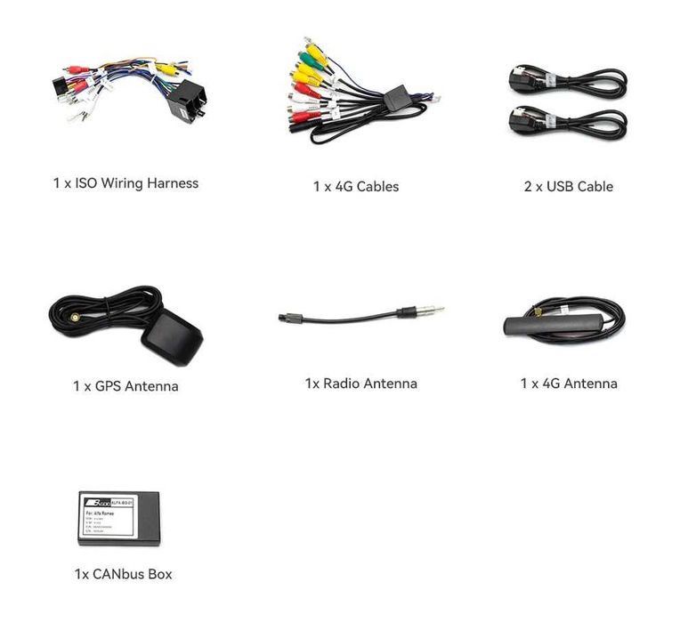 Мултимедия 7" ANDROID 14 CARPLAY за Аlfa Romeo 159 навигация GPS DSP