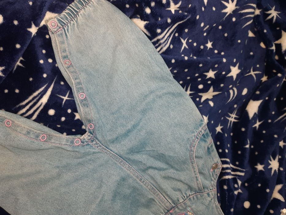 Джинсовый комбинезон