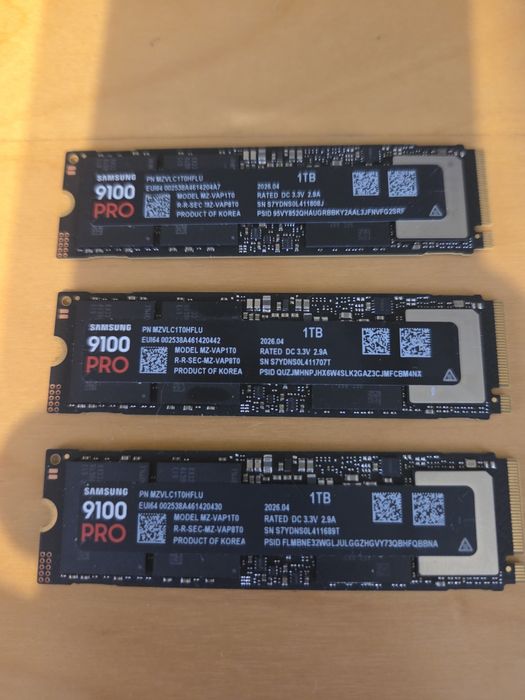 Samsung 9100 PRO 1TB PCIe 5.0