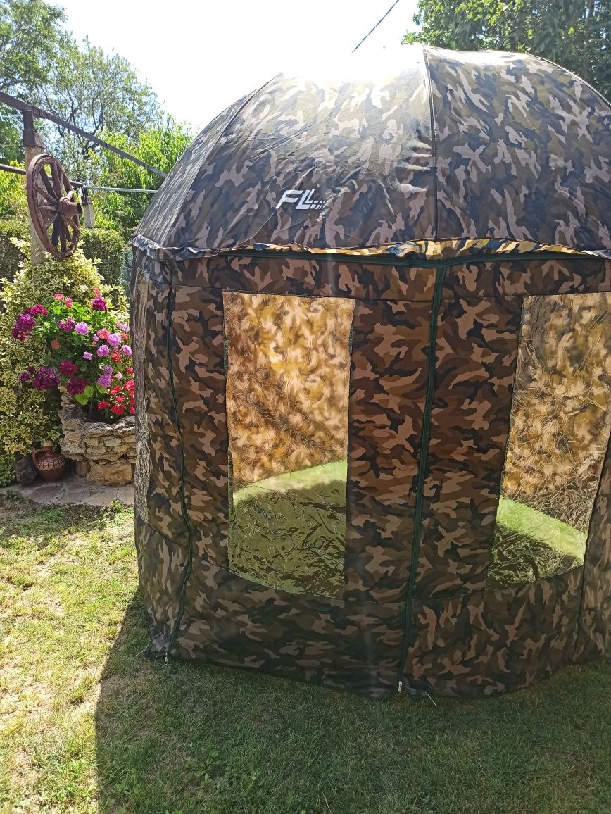 Продавам чадър с цяла тента FL Camo LUX -3м к.к. Св.Св. Константин и ...