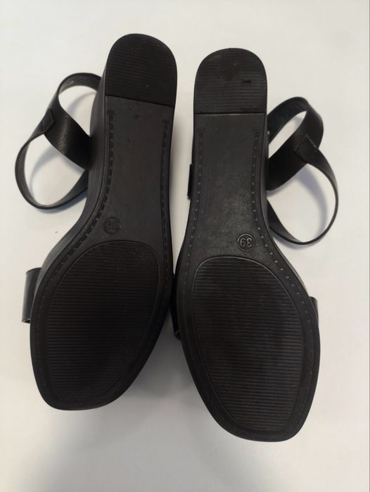 Ежедневни дамски сандали на платформа в черно PAOLO BOCELLI Номер 39.