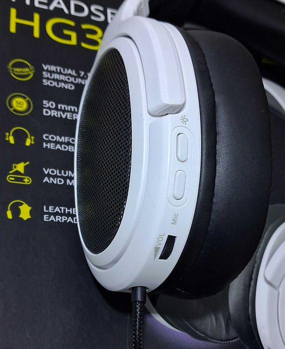 Игровые Наушники 2E Gaming HG330 7.1 White