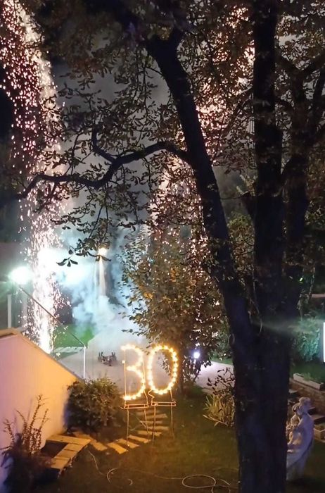 Artificii de zi,fumigene colorate, praf colorat, litere, cifre si inimioare profesionale