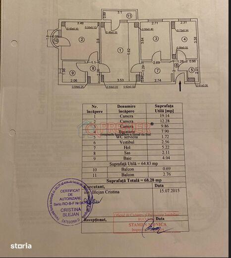 Sos Oltenitei  -  apartament 3 camere - stadal