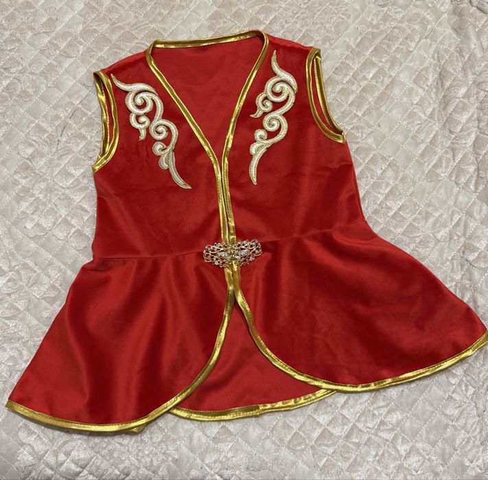 Казахская национальная жилетка 4-5-6 лет