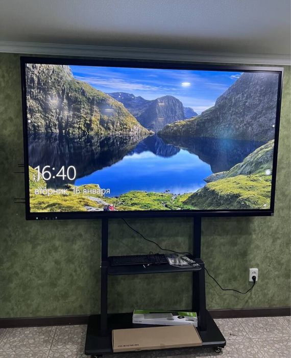 Интерактивная панель 65/75/86/98 все размеры Android/Windows + OPS