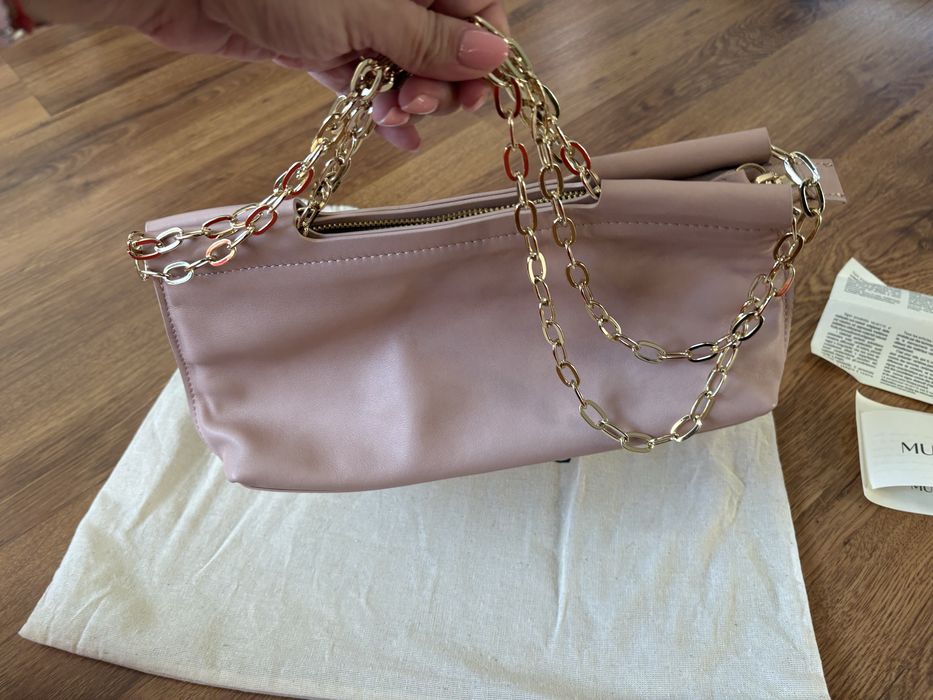 Дамски чанти естествена кожа Coach, Musette