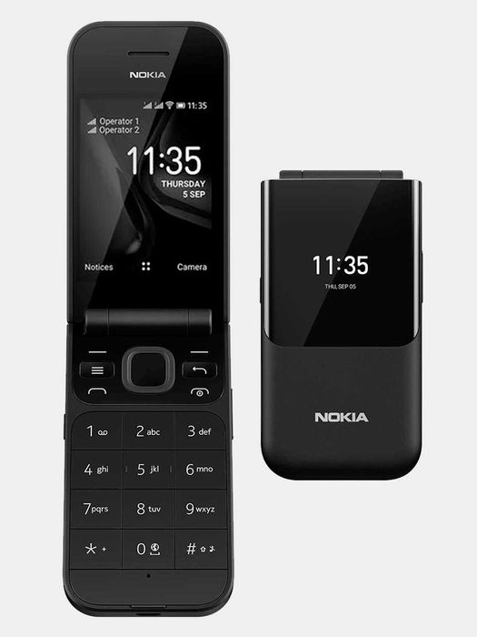 Nokia 2720 Flip — Klassik buklanuvchi telefon,
