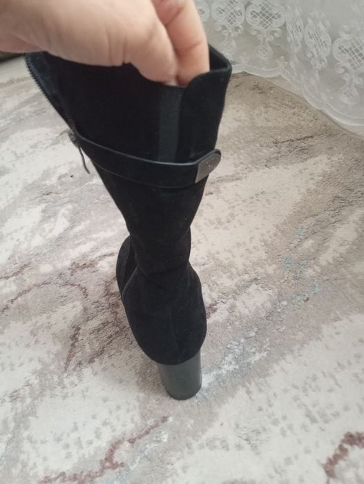 Продам сапоги замшевый