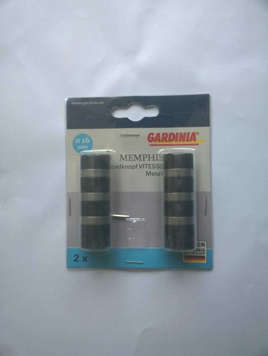 Метални накрайници за корниз Гардиния Ф16 мм