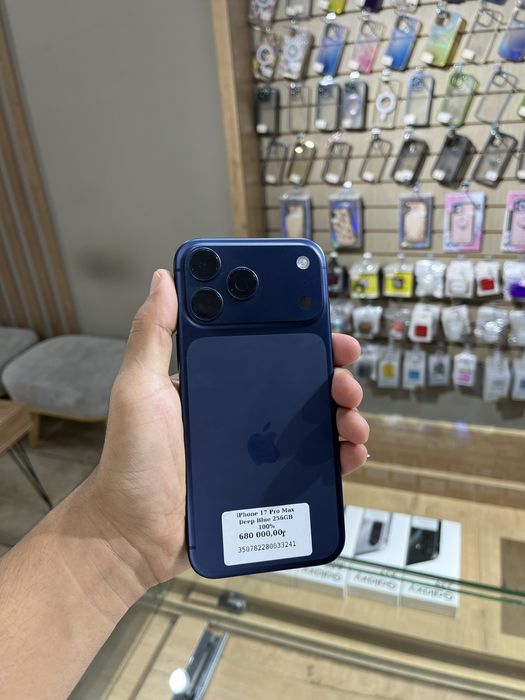 iPhone 17 Pro Max Deep Blue 256GB 100%