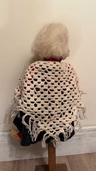 Винтидж, ръчно изработена кукла– Норвегия, 1960г! Уникален декор!