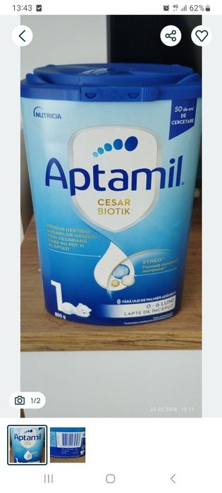 Aptamil Cezar Biotik,am bonul fiscal,este cumpărat din farmacie
