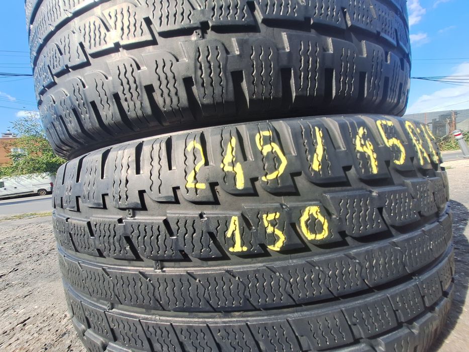 2 anvelope iarna 245/45r19 Kumho Montaj Gratuit
