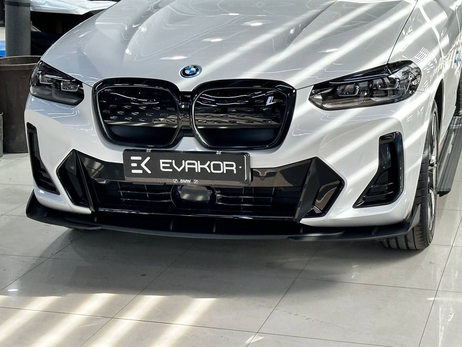 BMW iX3 сплиттер. Обвесы Защиты на Бампер!