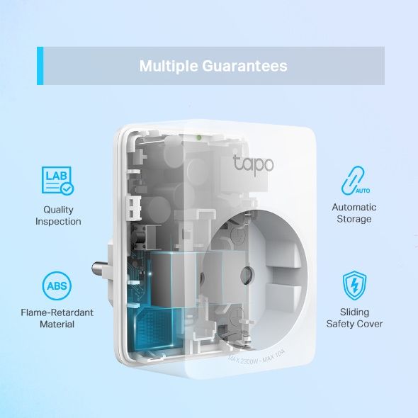 ,,Tapo” P100 (2-pack) Wi-Fi SMART Мини Контакти