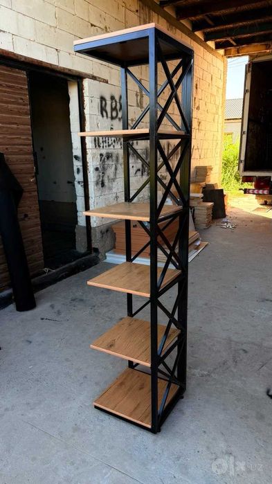 Loft stellaj. metall karkazli. to`g`ri sexdan xarid qiling