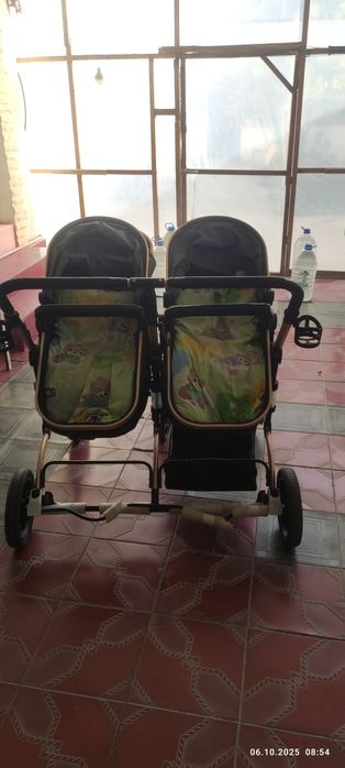 Коляска для двойни (коляска екизакла учун)