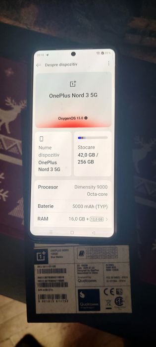 OnePlus Nord 3, 5G, 16GB+4 GB RAM, 256GB