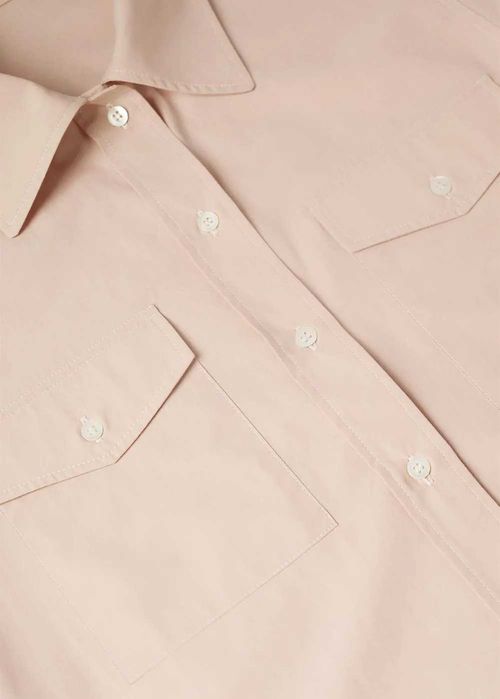 НОВА памучна риза MANGO размер S / XS в бежово / екрю !