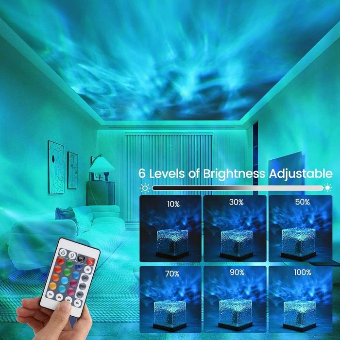Lampă LED Ambientală 16 Culori & 30 Moduri de Iluminare – Design Modern