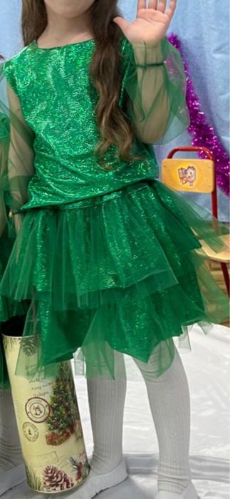 Платье костюм елочка