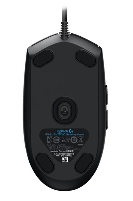 Мышь Logitech G102 Lightsync черный