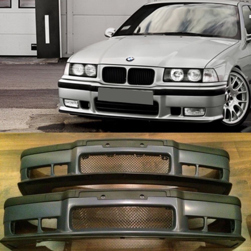 BMW E36 передний бампер M3 стиль с губой KITT FBBME36M3