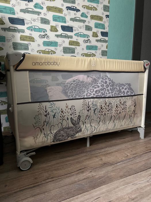 Детская кроватка - манеж