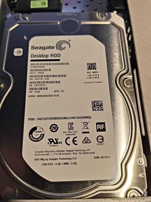 LaCie D2 USB 3.0 Thunderbolt 2,  4TB, stocare Seagate 4000dx002