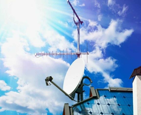 Установка, настройка антенн Отау ТВ, Алма ТВ. Установка кронштейнов