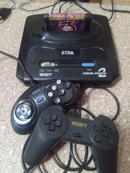 Игровая консоль сега мд 2